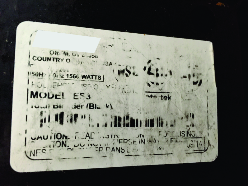 Failed asset tag: The 6-month outdoor polyester tag