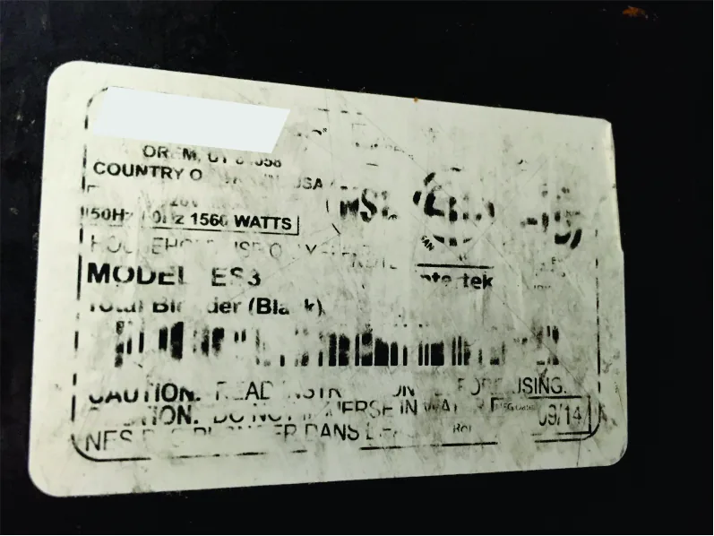 Failed asset tag: The 6-month outdoor polyester tag