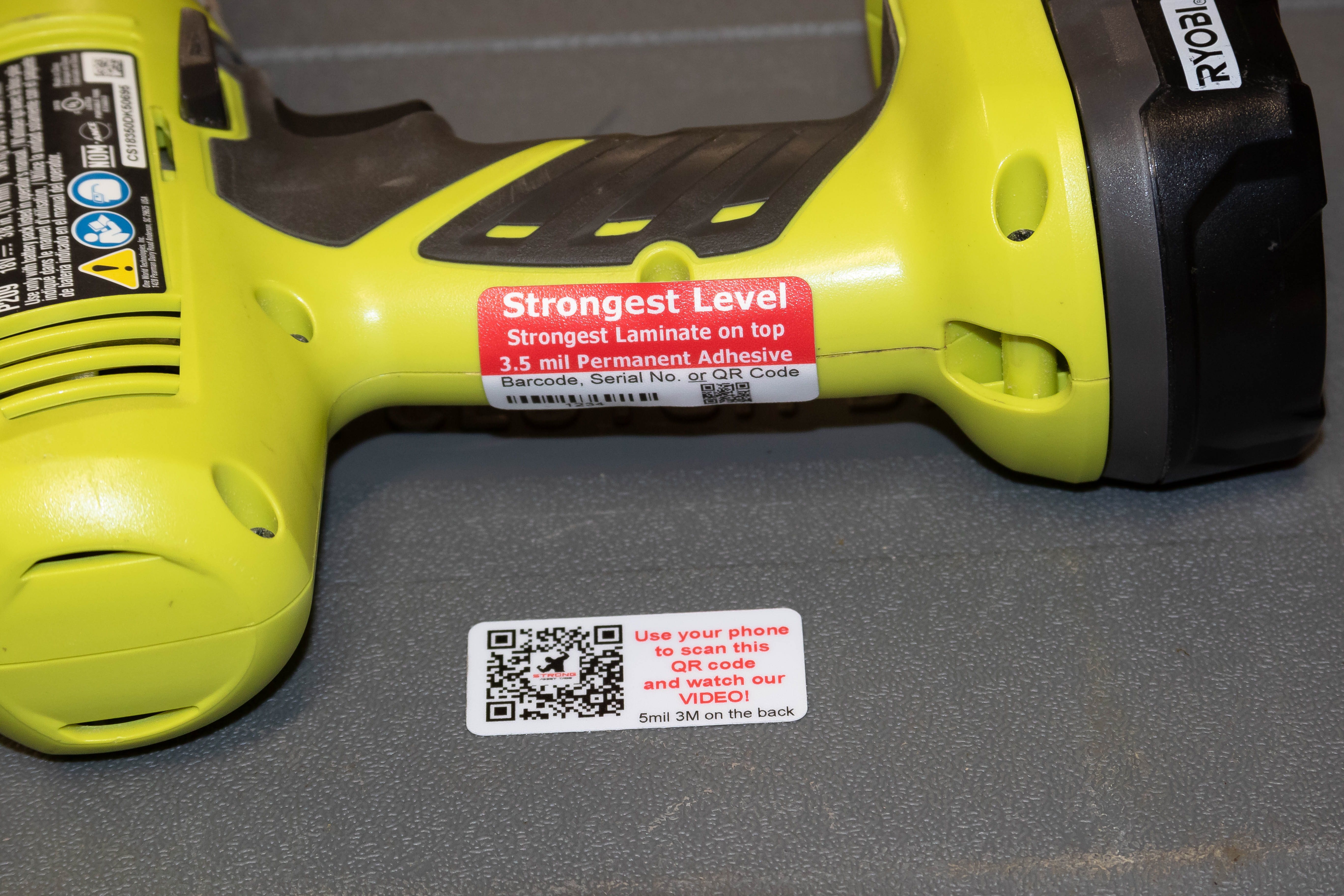 Tool Tracking Labels
