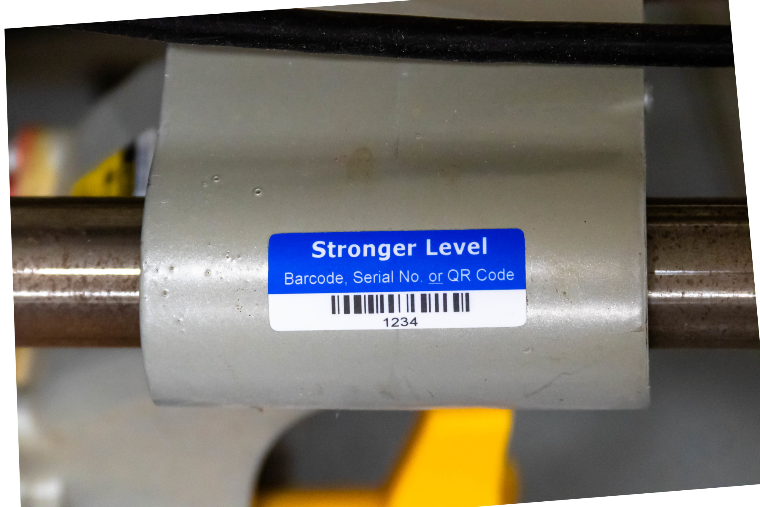 Permanent equipment label