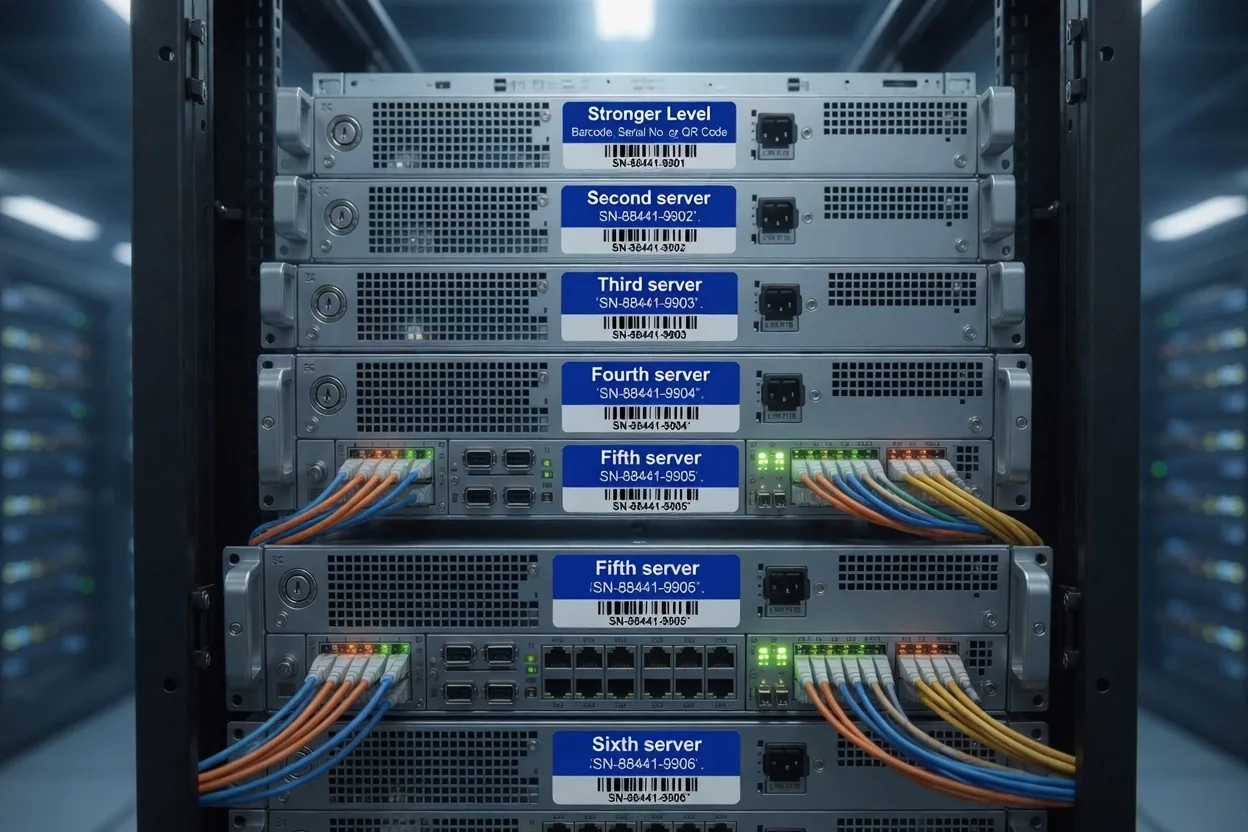 Strong Asset Tag on IT + data-center hardware